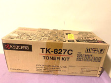 Genuine Kyocera TK-827C Cyan Toner Cartridge -- New Sealed picture