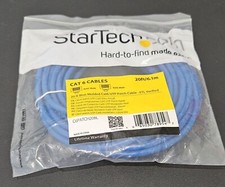 C6PATCH20BL - Startech 20ft Blue Molded Cat6 UTP Patch Cable - ETL Verified picture