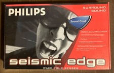 Philips Seismic Edge PSC704 4-Channel PCI Surround Sound Card New Factory Sealed picture
