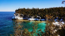 Landscape ontario nature peninsula Custom Gaming Mat Desk picture