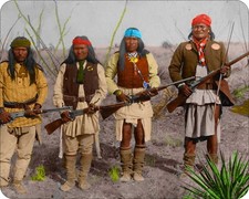 Native American Indian Warrior Geronimo Mouse Pads Mousepads In Northen Arizona picture