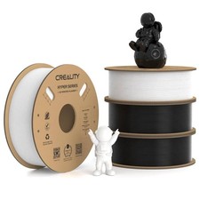 Creality Hyper PLA Filament 600mm/s High Speed 1.75mm/Roll Black & White 4KG picture