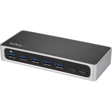 StarTech.com 7 Port USB C Hub with Fast Charge Port - USB-C to 5X USB-A 2X US... picture