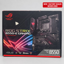 ASUS ROG STRIX B550-E GAMING Motherboard WiFi 6 PCle 4.0 NEW SEALED picture