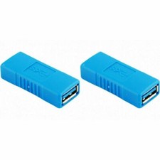 2-PACK USB 3.0 Type A Female to Female Adapter Coupler Gender Changer Connector picture