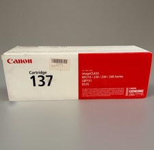 Canon 137 Black Toner Ink Cartridge Imageclass Genuine OEM 9435B001 Brand New picture