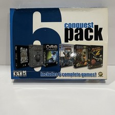 6 Conquest Pack (PC, 2003) Complete with box and manual Brand New Sealed picture