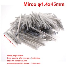 Mirco Fiber Optic Fusion Splice Protection Sleeves Tube OD1.4mm 45mm 1000PCS picture