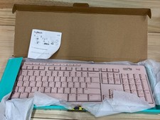 Logitech K270 Full-Size Wireless Keyboard Pink Rose Unifying USB Receiver New picture