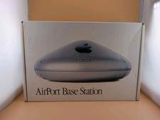 Apple M7601 Graphite AirPort Base Station W/ Original Box & Accessories Vintage  picture