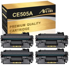 4 Pack CE505A 05A Toner Cartridge For HP LaserJet P2035 P2035n P2055dn P2055d picture