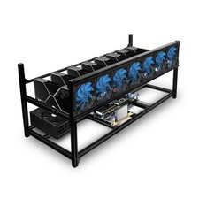 Kingwin 8 GPU Miner Rig Case Frame – Premium Stackable Aluminum Mining Rig En... picture
