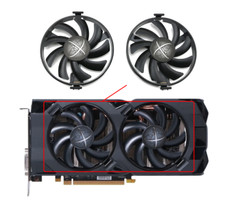Cooler Fan For XFX Amd Radon R7 370 RX 470 480 570 580 460 RX460 FDC10H12S9-C picture