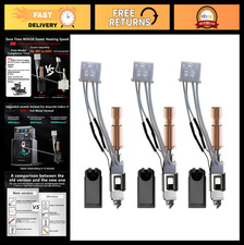 3 Pack Ceramic Hotend Kit for 3D Printers - 0.2MM, 0.4MM, 0.6MM Nozzles, Heater picture