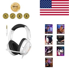 Ergonomic & Foldable Gaming Headset | Hi-Fi Sound & Memory Earmuffs - PS5/Xbox picture