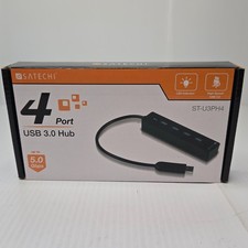 StarTech.com ST4300PBU3 4 Port USB 3.0 Hub Built-in Cable SuperSpeed picture