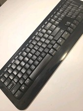 Microsoft Wireless Keyboard 800 Model 1455 Black Desktop Replacement AAA Battery picture