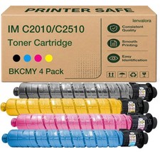 IM C2510 Toner Cartridge for Ricoh IM C2010 IM C2510 Printers 4 Pack picture