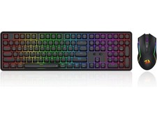 Redragon S163 3-Mode Wilreess Gaming Keyboard & Mouse Combo, 108 Keys K689 PRO picture
