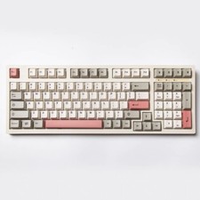 134 Keys 9009 Retro PBT Keycap Set For 104 108 98 61 84 Keys layout Keycaps picture