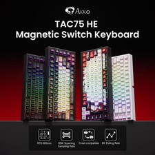 AKKO TAC75 HE Magnetic Switch Gaming Keyboard 75% Rapid Trigger 8K RGB Wired picture