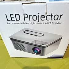 LED Projector TFT LCD Desktop Projector 1080p FHD 1920x1080 4:3 picture