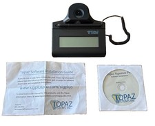 Topaz Systems T-LBK464-HSB-R SignatureGem LCD 1x5 Backlit Signature Pad picture