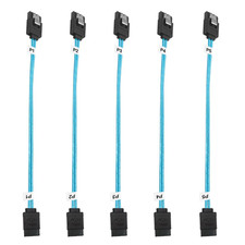 5Pack SATA III Cable:8 Inch Short-Sata Cable Thin 0.2M, Straight picture