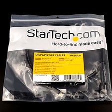 StarTech 3 Ft Mini DisplayPort Cable M/M 20 Pin Male To 20 Pin Male MDISPLPORT3 picture