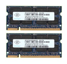NANYA 4GB 2x 2GB PC2-6400 DDR2-800Mh​z RAM for Dell Latitude D630 E6400 E6500 #A picture