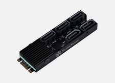 SilverStone ECS07 5-Port SATA Gen3 6Gbps Non-RAID M2 PCIe Storage Expansion Card picture