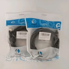 2Packs CAT 8 Ethernet Cable Flat LAN Network Cable High Speed 26AWG Patch 9' picture