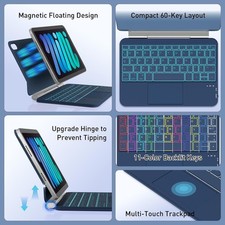 Blue 🔥5 ⭐⭐⭐⭐⭐iPad mini Magic Keyboard Case Magnetic picture