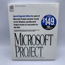 NOS Microsoft Project Upgrade Version 4.0 For Windows 3.5