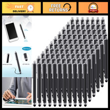 100-Pack Universal Capacitive Stylus Pens for Touch Screens - Compatible with Ta picture