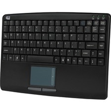 Adesso AKB-410UB SlimTouch 410 Wired Mini Touchpad Keyboard Black USB picture