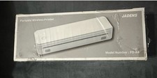 JADENS PD-A4 Portable Wireless Thermal Printer, A4 Black & White, READ picture