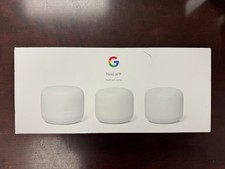 NEW Google Nest Wifi Router + 2 Points Mesh WiFi System 3-Pack GA00823-US picture