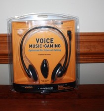 Plantronics Audio 325 Wired Noise-Canceling PC Headset for Skype Chat 2007 New picture