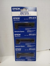 Set of 3 Epson Ribbon Cartridge ERC-22 B picture