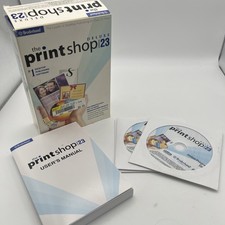The Print Shop Deluxe Version 23 for Windows IMAGE And Install/Program Disc picture
