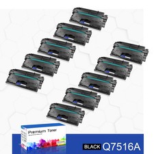 10 PACK Black Toner Cartridge Q7516A Compatible with HP 16A LaserJet 5200n 5200L picture