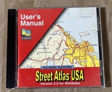 1993 Street Atlas USA Version 2.0 Delorme PC CD-Rom Windows 3.1  picture