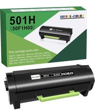 50F1H00 1 Pack Black Toner Cartridge Compatible for 501H MS310 MS410 MS510 MS610 picture