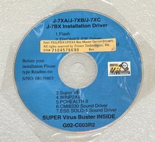 Jetway Motherboard J-7XA, J-7XB, J-7XC, J-7BX Installation Driver CD picture
