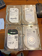 LOT OF 4 Seagate SATA 1TB 3.5