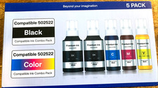 CEEBOO Refill Bottle Kit/Set...Magenta, Black, Cyan,Yellow, 5 Bottles. NEW. picture