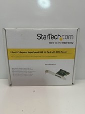 StarTech PCIe USB 3.0 Card 2 Port SATA Power PEXUSB3S24 Open Box picture