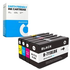 4PK Compatible OSI HP 711 Ink Cartridges Combo Pack for HP DesignJet T120 T520 picture