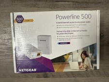 Netgear Powerline 500 1-Port Starter Kit SEALED Network KIT picture